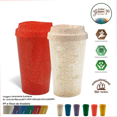 142GC Copo Cancun MUG 320ml GREEN COLOR