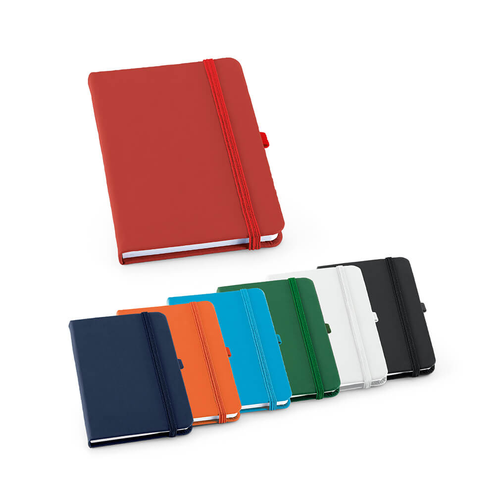 caderno couro sintético personalizado