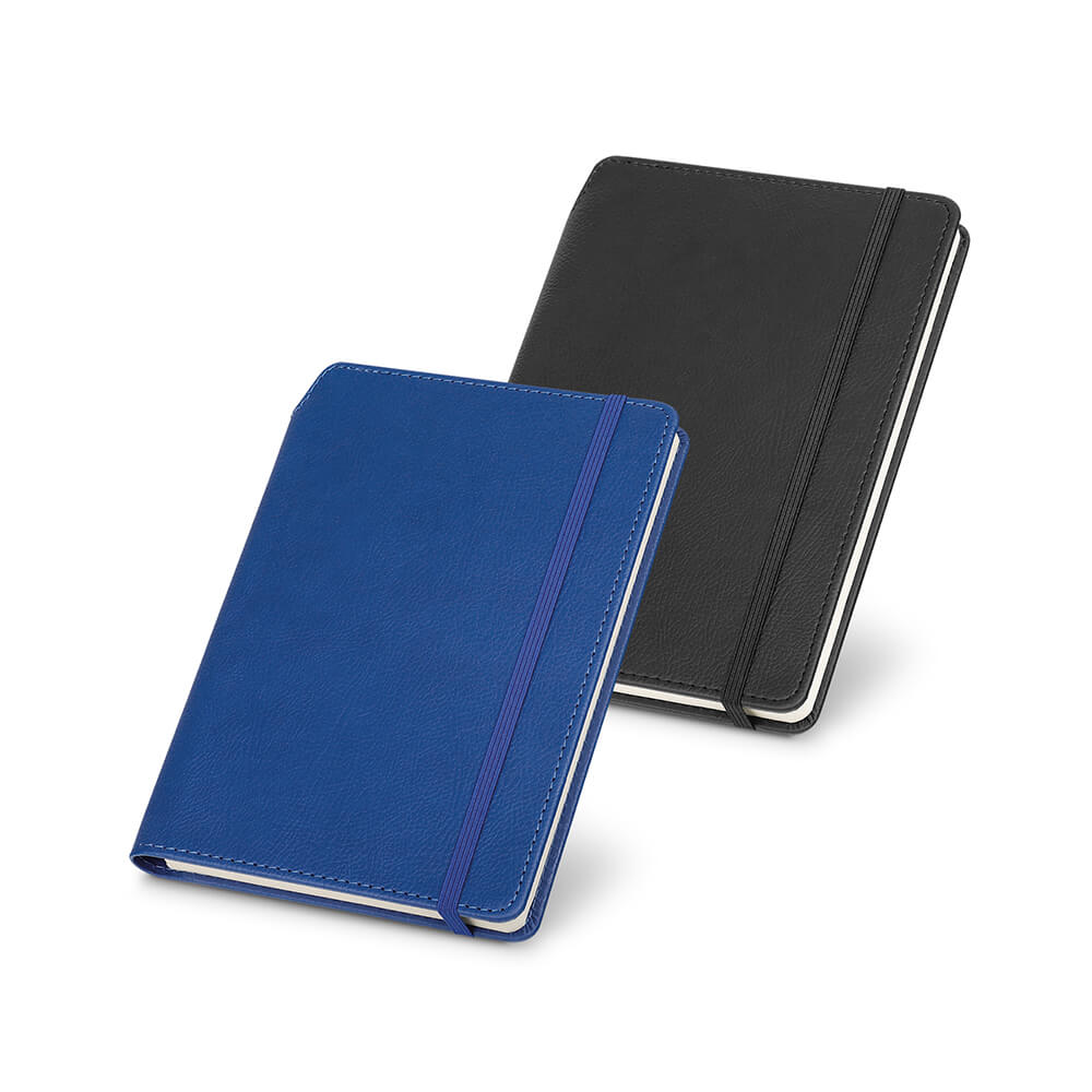 caderno capa dura couro sintético personalizado