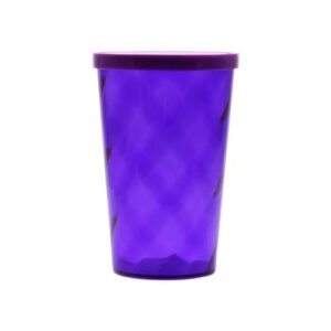 COPO 550 ML ESPIRAL COM TAMPA FECHADA – ROXO LILAS