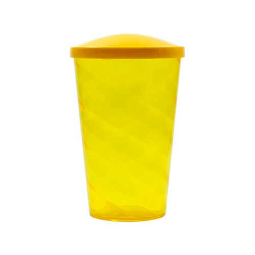 COPO 700 ML COM TAMPA FECHADA – AMARELO