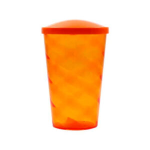 COPO 700 ML COM TAMPA FECHADA – LARANJA
