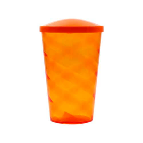 COPO 700 ML COM TAMPA FECHADA – LARANJA