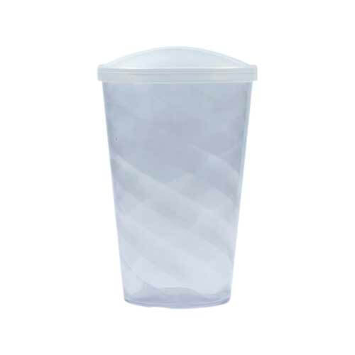 COPO 700 ML COM TAMPA FECHADA – NATURAL