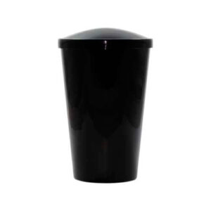 COPO 700 ML COM TAMPA FECHADA – PRETO