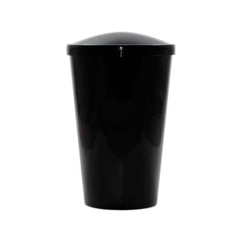 COPO 700 ML COM TAMPA FECHADA – PRETO