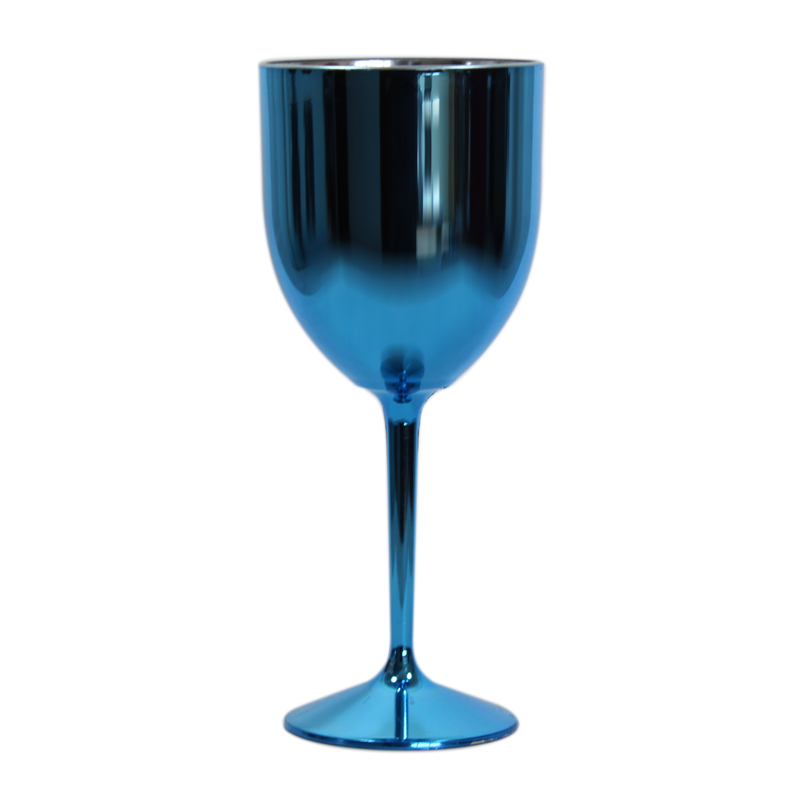 TAÇA FUN WINE METALIZADA – AZUL