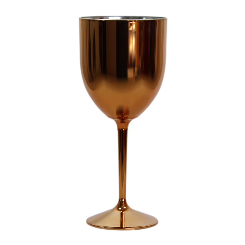 TAÇA FUN WINE METALIZADA – DOURADA