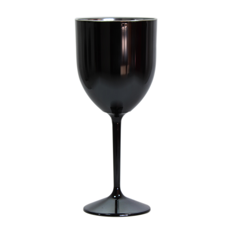 TAÇA FUN WINE METALIZADA – PRETA