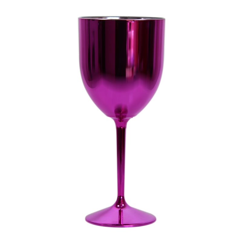 TAÇA FUN WINE METALIZADA – ROSA