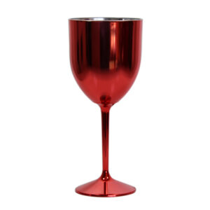 TAÇA FUN WINE METALIZADA – VERMELHA